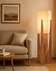 Halior | Modern Japanese Style Wabi Sabi Floor Lamp 4