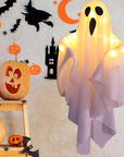 Halloween Lights Hanging Fabric Ghost Decorations 0