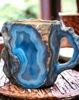 Handcrafted Mineral Crystal Mug – Insulated, Microwave Safe, 350-450 ml Capacity 0
