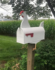 Handmade Animal Sculpture Mailbox - Unique Corrosion-Resistant Metal Garden Decor 3