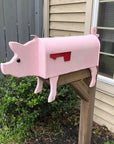Handmade Animal Sculpture Mailbox - Unique Corrosion-Resistant Metal Garden Decor 7