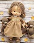 Handmade Waldorf Soft Plush Toys Cute Cotton Stuffed Doll Packaging Dolls Fabricchanging Box Best Children Kawaii Birthday Gifts 2