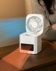 HeatMini | Desktop Electric Heater and Cooling Fan for Office Use 0