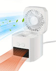 HeatMini | Desktop Electric Heater and Cooling Fan for Office Use 1