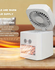 HeatMini | Desktop Electric Heater and Cooling Fan for Office Use 2