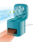 HeatMini | Desktop Electric Heater and Cooling Fan for Office Use 7