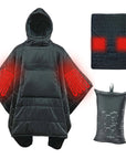 HeatPoncho | USB-Powered Heated Blanket Poncho for Home & Office 1