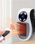 HeatWave | Compact Efficient Electric Fan Space Heater with Remote Control 0