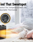 HeatZone | Compact Electric Space Heater for Quick Energy Heating 3