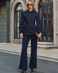 Heaven | Contrast Stitching Denim Jacket 2