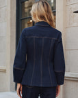 Heaven | Contrast Stitching Denim Jacket 5