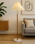 Helorae | Vintage Wooden Floor Lamp for Classic Elegance 1