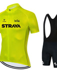 Herren Fahrradbekleidung Set Trikot und Bib-Shorts Atmungsaktiv Polyester-Spandex 3