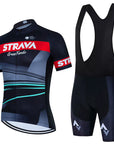 Herren Fahrradbekleidung Set Trikot und Bib-Shorts Atmungsaktiv Polyester-Spandex 7