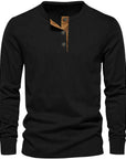 Herren Langarmshirt Weicher Cordstoff Vielseitig für Komfort und Stil 1
