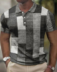 Herren Polohemd Kurzarm Mehrfarbig Atmungsaktives 100% Baumwolle Regular Fit 6