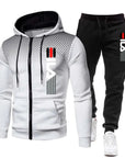 Herren Trainingsanzug Atmungsaktiv Schnell Trocknend Sportlich Elegant 1