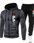 Herren Trainingsanzug Atmungsaktiv Schnell Trocknend Sportlich Elegant 4