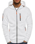 Herren Zip-Up Jacke mit Kapuze Sportlich Bequem Hochwertige Materialien 0