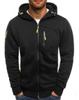 Herren Zip-Up Jacke mit Kapuze Sportlich Bequem Hochwertige Materialien 2