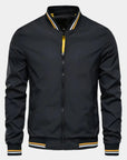 Herrenjacke Bomberjacke Stilvoll Bequem Vielseitig Weiches Material 2