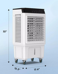 HiBreeze Swamp Cooler Fan - Evaporative Portable Cooling Fan 3
