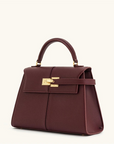 High-Capacity Crossbody Handbag in Deep White or Burgundy – Stylish and Functional Design 1