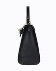 High-Quality Black Saffiano Leather Shoulder Bag – Chic and Durable Women’s Handbag for Work & Fashion 3