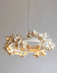 Illunor | Elegant Chandelier with Modern Touch of Ceramic Flowers 0
