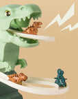 Interactive Dinosaur Race Track with Automatic Climbing Cars and LED Lighting for Kids 2
