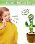 Interactive Talking Cactus Plush Toy for Kids – Dancing Soft Plush Toy for Home Decor and Gifts 2