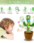 Interactive Talking Cactus Plush Toy for Kids – Dancing Soft Plush Toy for Home Decor and Gifts 3
