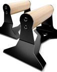 IronPush | Wooden Push-Up Parallels with Reinforced Steel Support Base 4