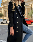 Isolde | Chic Women's Long Winter Coat with Elegant Double-Breasted Fit 0