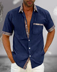 Jackson | Casual Mens Short Sleeve Button Up Shirt 1