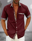 Jackson | Casual Mens Short Sleeve Button Up Shirt 3