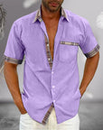 Jackson | Casual Mens Short Sleeve Button Up Shirt 4