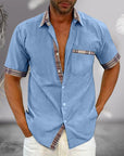Jackson | Casual Mens Short Sleeve Button Up Shirt 5