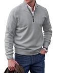 Jackson | Classic Black Cashmere Pullover Sweater for Men 1