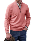 Jackson | Classic Black Cashmere Pullover Sweater for Men 3