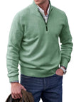 Jackson | Classic Black Cashmere Pullover Sweater for Men 5