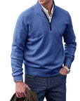 Jackson | Classic Black Cashmere Pullover Sweater for Men 6