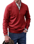 Jackson | Classic Black Cashmere Pullover Sweater for Men 8
