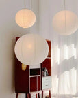 Japanese Harmony Pendant Light – Adjustable Height Mulberry Paper Hanging Light for Kitchen and Living Room Decor 1