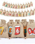 JuteNest | Charming Eco-Friendly Advent Countdown Hanging Calendar 1