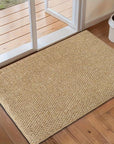 JuteWeave | Elegant Durable Natural Fiber Front Door Mat for Entryway 0