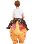 Kids Inflatable Halloween Dinosaur Costume | Ride-On T-Rex with Fan 2