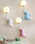 Kids’ Wall Lamp Cartoon Design Soft Light Durable Resin 1