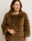 Kirsten | Women's Short Fluffy Faux Fur Winter Jacket 0