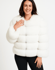Kirsten | Women's Short Fluffy Faux Fur Winter Jacket 10
